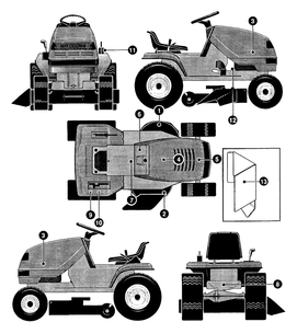 Part Location Diagram of 402701 Murray DECAL, CAUTION DECK, Right Hand CUT HAND
